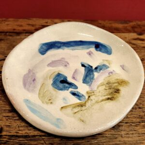 Small slipware plate