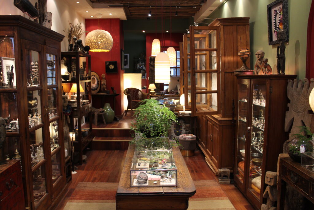 Fabienne brass & on sale glass jewelry display