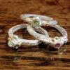 Silver, gold and tourmaline ring by Jessie Bensimon