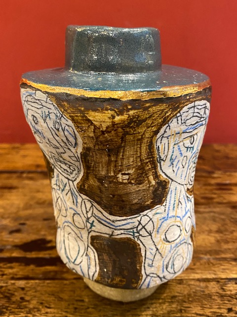 Stoneware pot "Dialogue" by Thibaut Renoulet Stoneware pot "Dialogue" by Thibaut Renoulet