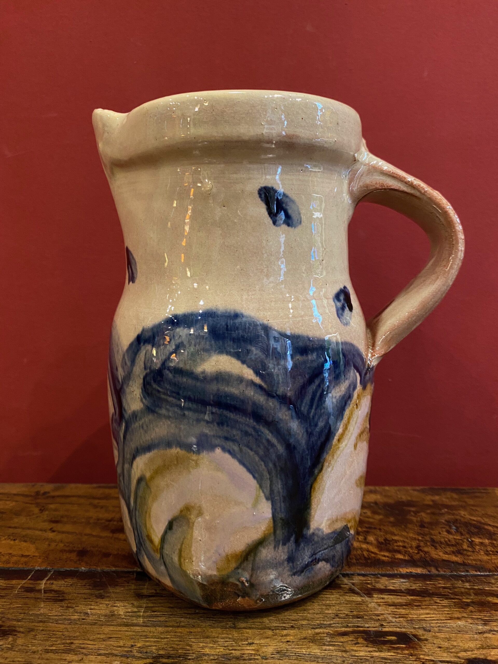 Pichet en terre vernissée, création Héloïse Bariol