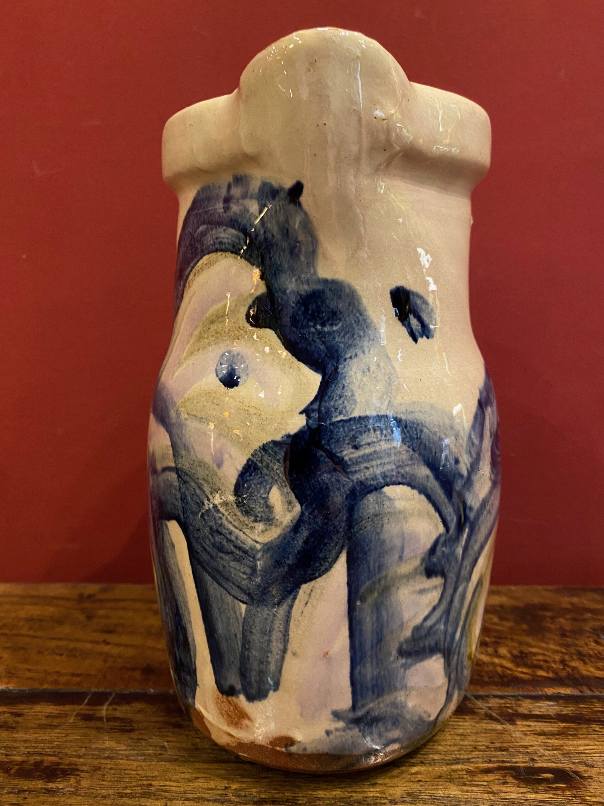 Pichet en terre vernissée, création Héloïse Bariol