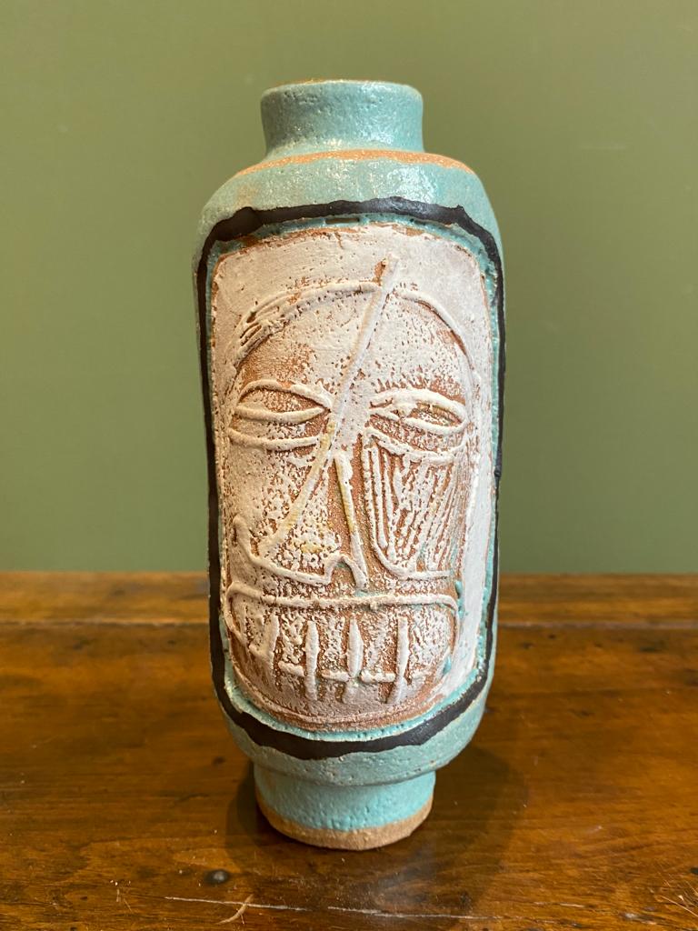 Stoneware vase with slip "Les Transfigurés" 1 by Thibaut Renoulet Stoneware vase with slip "Les Transfigurés" 1 by Thibaut Renoulet