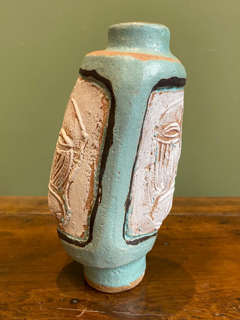 Stoneware vase with slip "Les Transfigurés" 1 by Thibaut Renoulet Stoneware vase with slip "Les Transfigurés" 1 by Thibaut Renoulet